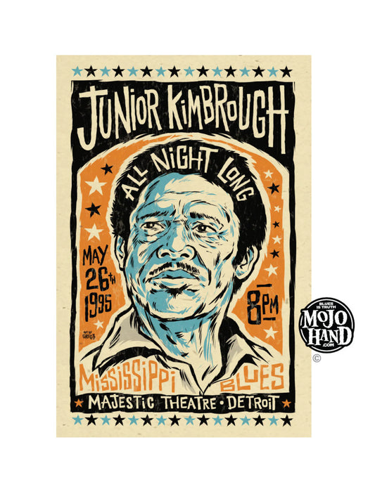 Junior Kimbrough (12"x18" Art Print Poster)